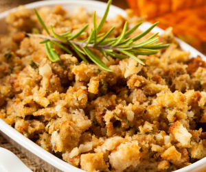 Emily Raguse family Thanksgiving sausage stuffing recipe